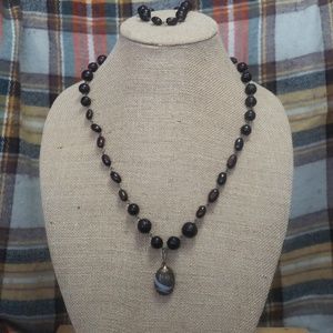 Vintage Seed bead, bracelet and necklace set
